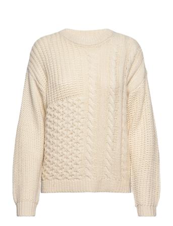 Vikana L/S Knit Bf Pullover Creme Vila