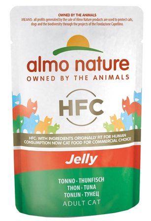 Almo Nature HCF Classic Jelly Con Tonno Per Gatti Adulti Busta