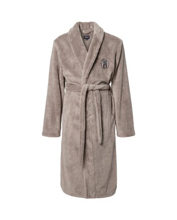 Lexington Unisex fleece robe, gray