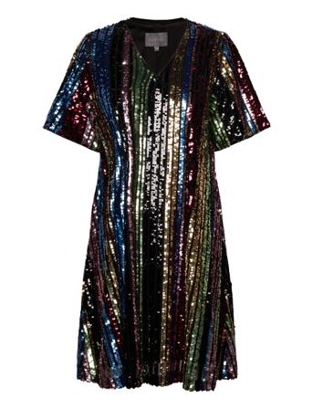 Cupatricia Dress Dresses Sequin Dresses Multi/mønstret Culture