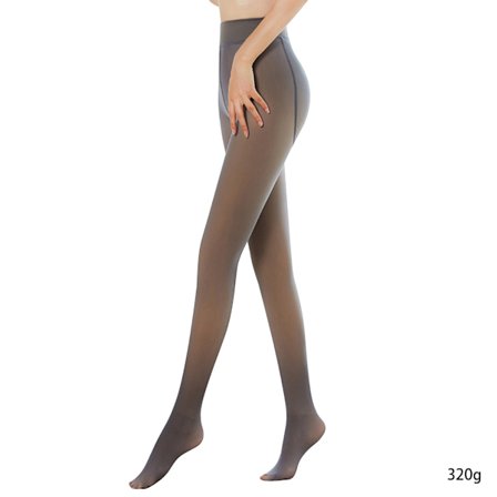 Falske Gjennomsiktige Strømpebukser Leggings med Høy Elastisitet Komfortable Varme Bukser for Daglig Bruk