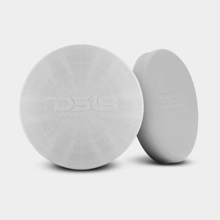 Protezione per altoparlante DS18, 10", silicone, bianco, adatta ad altoparlante e subwoofer, confezione da 2