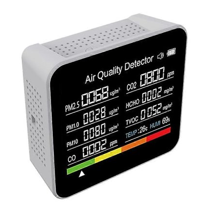 9-i-1 Luftkvalitetsmåler Karbondioksid PM2.5 PM1.0 Deteksjon