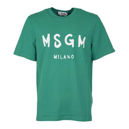 Msgm T-Shirts Grøn, Herre