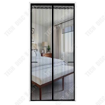 Moskitoskydd - TECH DISCOUNT - 160 x 230 cm - Magnetisk - Myggnät - För dörr
