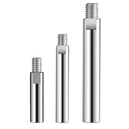 M14 Gevind Vinkelsliber Forlængerforbindelsesstang Metalforlænger Akselsæt Tilbehør til Polermaskine