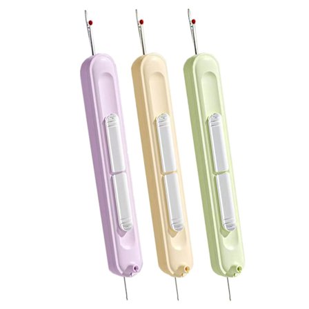 3 st 2-i-1 Nålträdare och Sprättare Verktyg, Universella Sömnad Quiltning Tillbehör