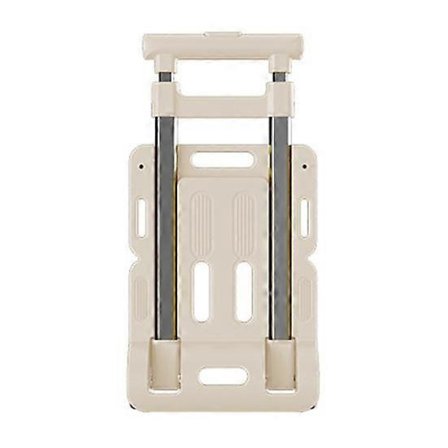 Hopfällbar pirra med hjul, 50 kg lastkapacitet, rostfri, korrosionsbeständig, hopfällbar vagn