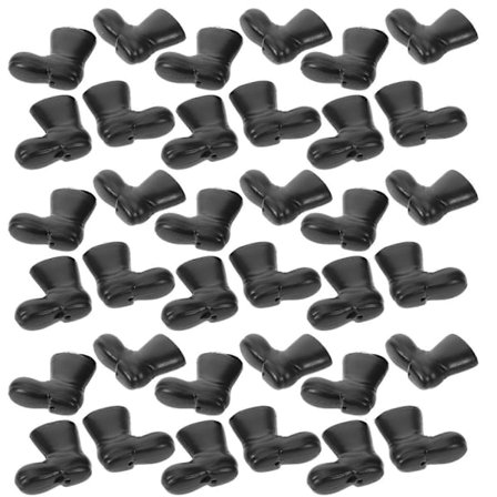 100 stk. Miniature Julemandsstøvler, Dukke Plastik Regnsko Dukkehus Jule Sko Modeller til DIY Håndværksprojekt Julebord Midterstykke [HK]