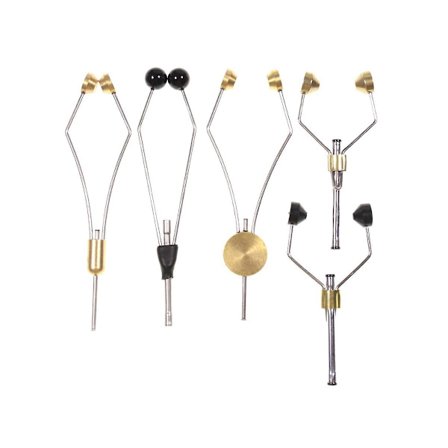 5 stk. fiskefluebinding værktøjsspoler holdere bue mund keramiske indsatser spole holdere knude making fl