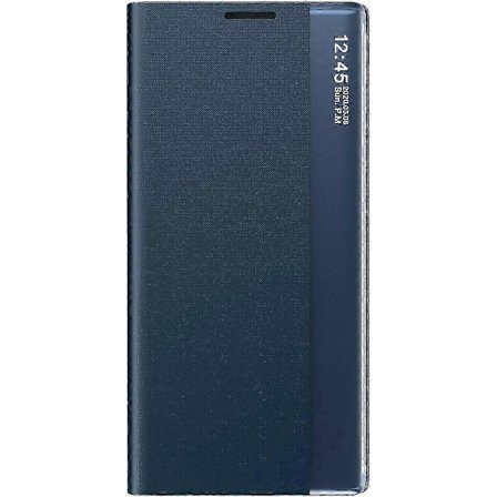 Samsung Galaxy S20 FE Smart View Flip Cover - Premium Lærveske, Speilvisningsvindu, Stilig, Beskyttende Flipveske