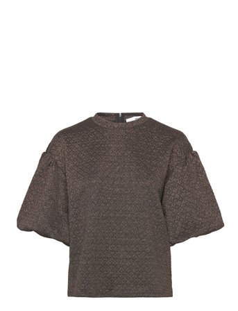 Selected | Slfagnethe 2/4 O-Neck Jaquard Top | M