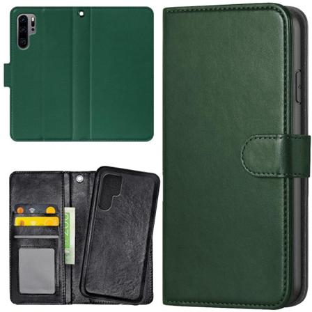 Huawei P30 Pro - Lompakkokotelo/Kuoret Tummanvihre Dark green