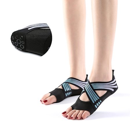 Skridsikre yoga sko til fitnesscenter Flad anti-skrid sål Ballet Fitness Dans Grøn M 37-38