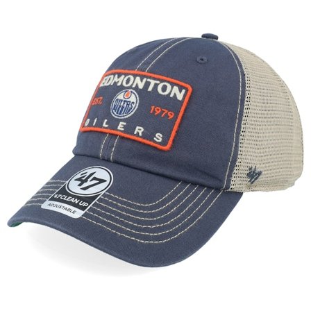 47 Brand - Blå trucker Caps - NHL Clean Up Vintage Navy Trucker @ Hatstore