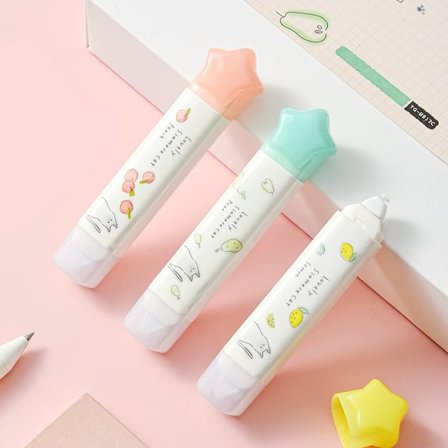 Korreksjonstape To-i-ett hvit ut-korreksjonstape