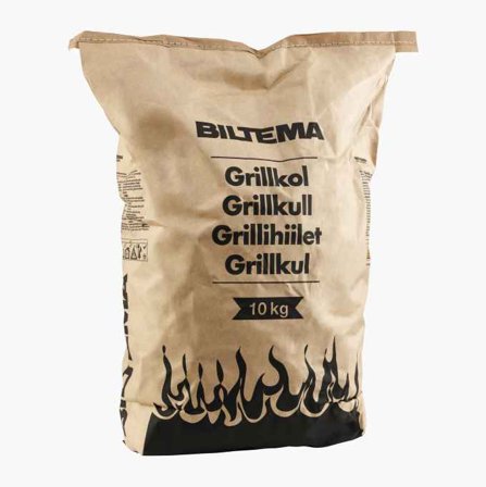 Biltema - Grillkull av Kvalitetskontrollert Trekull, Gir Jevn Grilltemperatur, 10 kg