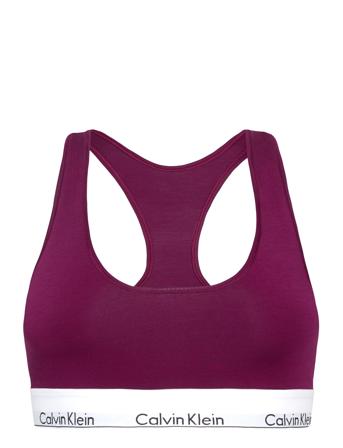 Unlined Bralette Purple Calvin Klein