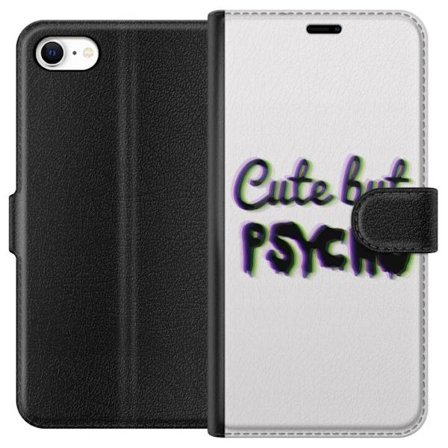 Yhteensopiva Lompakkokotelo Apple iPhone 6 Sadevärisiä leikkikuvia, joissa on iloinen kasvot ja värikkäät ympyrät leikkisessä studio-illustraat