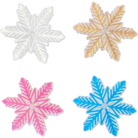 ING 3D PVC-lumilauta-liukuestematto parannetulla pidolla ja liukastumisenestolla, kestävä ja kauniisti muotoiltu lumihiutalekuvio turvalliseen 