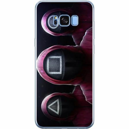 Samsung Galaxy S8+ Genomskinligt Skal Squid Game