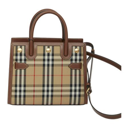 Burberry, Handbags Bruin, Dames, Maat:ONE Size