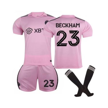 (Inter Miami CF 2023 hemmatröja Beckham #23 set 16(90-100CM)