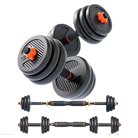 Multifunktionelt træningssæt 24 kg træne hjemme kettlebell