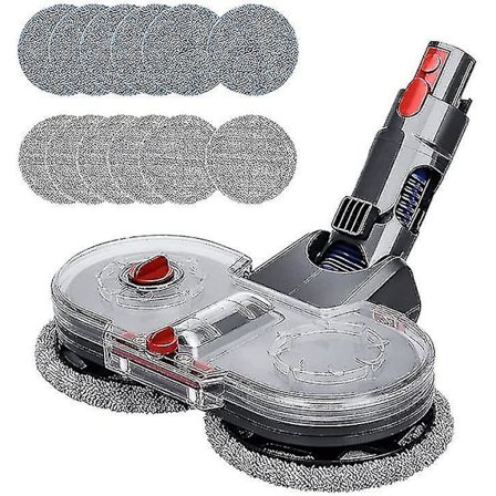 Elektrisk mopphuvudtillbehör kompatibel med Dyson V15 V11 V10 V8 V7 dammsugare med avtagbar W