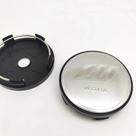 4 kpl 60 mm VS W Work -vanteiden keskiökupujen logomerkki, tunnus, autotarvikkeet, vanteiden suojus