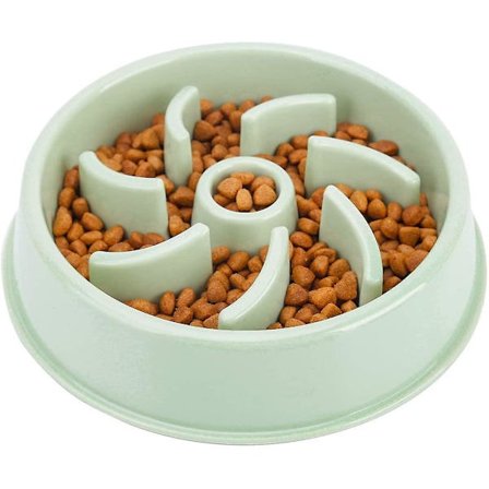 Slow Food Skål för Hundar, Halkfri Pusselmatare, Anti-Frosseri Husdjursmatningsblomma