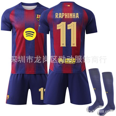Uusi Raphinha Barcelona kotipaita 2023, koko 11, Mestarien liiga -versio 11 RAPHINHA