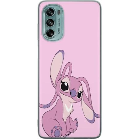 Motorola Moto G62 5G Gjennomsiktig deksel Stitch rosa
