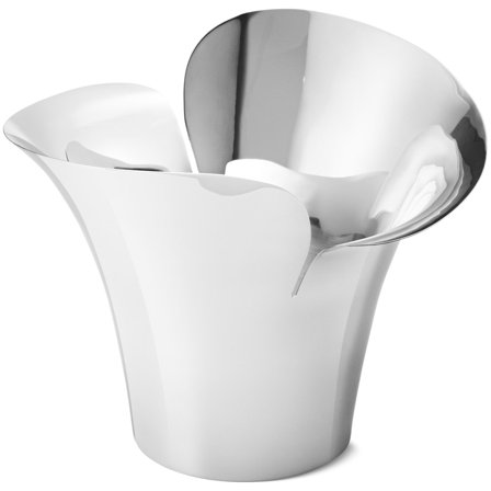 Georg jensen Bloom botanica blomsterpotte, medium, stål ' - 'Rustfritt stål