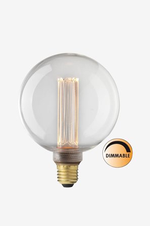 Globen Lighting - Lyskilde Laser LED dimbar - Transparent - Lyspærer & glødepærer - Fra Homeroom