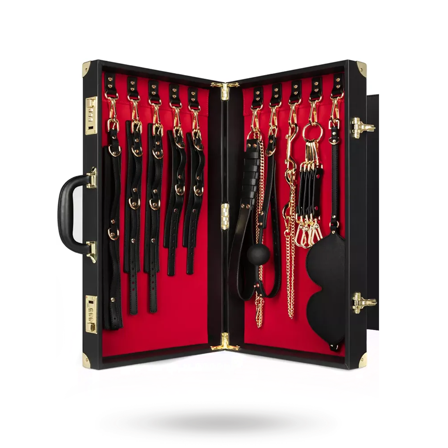 Bondage Suitcase 13-pcs PU Leather
