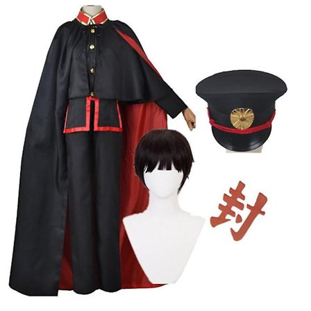 Anime Toalettbundet Hanako Kun Jibaku Shounen Hanako Kun Uniform Cosplay Kostymesett - Perfekt A2 Komplett sett