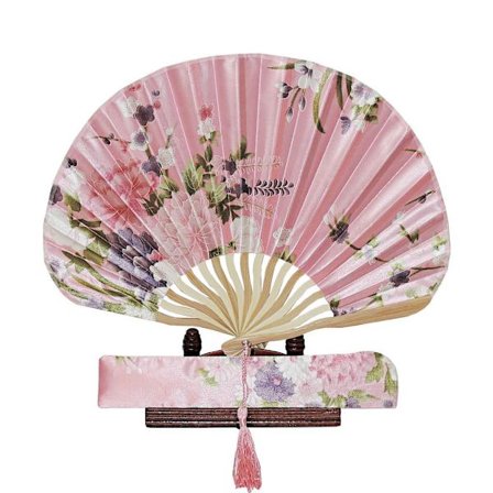 Vifte - Bølgete skjellformet med etui -