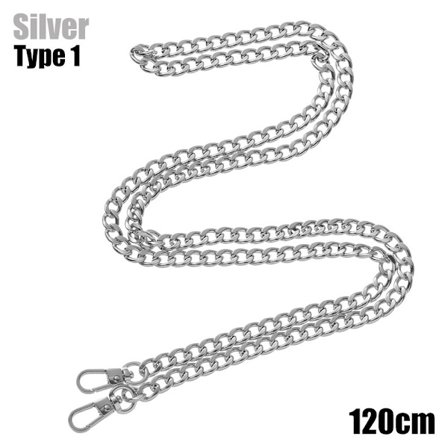 Axelremsväskor för väskkedjor SILVER 120 CMTYP 1 TYP 1 - på lager Silver