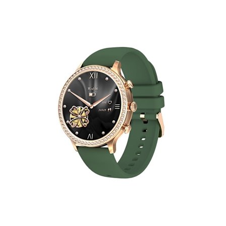 Diamant Smartwatch Dam 1.32 Tum Bluetooth Smartwatch Puls Fitness Tracker