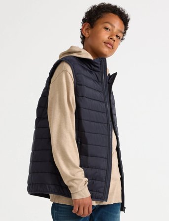 Lindex Vest Light Padded - Navy - 170
