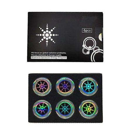 6 stk. Quantum Shield mobiltelefonklistremerke for mobiltelefon Antistråling for beskyttelse mot EMF for Fusion Excel Anti(h})
