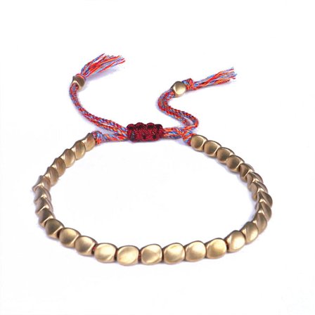 Good Luck Rope Copper Perle Armbånd til beskyttelse Good Luck Success Amulet