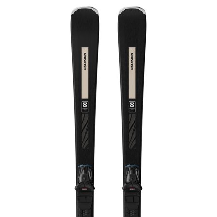 Salomon - Pisten-Ski-Set für Damen S/max N°6 Xt (and M10) - Black / Ivory Cream Met.
