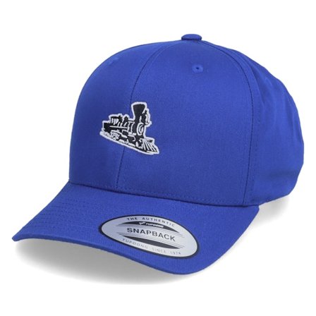 Kiddo Cap - Blå adjustable Keps - Kids Train Locomotive Blue Adjustable @ Hatstore