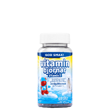 Active Care Vitaminbjörnar D-vitamin 60 tuggtabletter