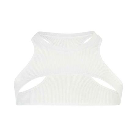 Andrea Adamo Sleeveless Tops Hvid, Dame