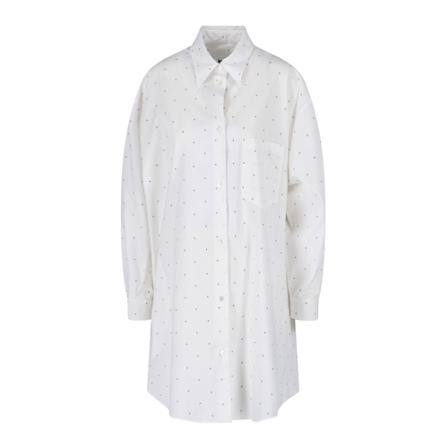 MM6 Maison Margiela Shirt Kjole Hvid, Dame