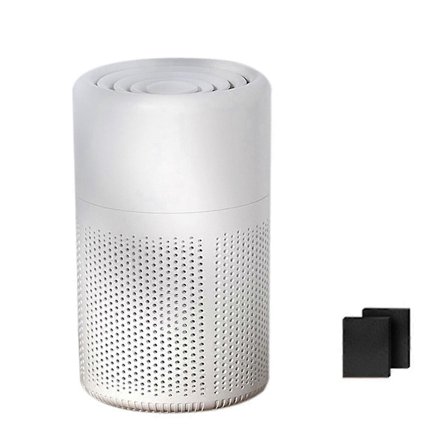 Automatisk luftrenser for skrivebord, intelligent husholdnings USB bærbar luftrenser, egnet for bil, hjem, kontor, studenthybel A