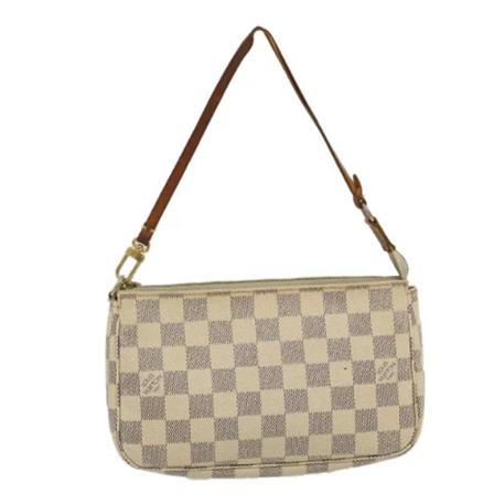 Louis Vuitton Vintage Pre-owned Canvas louis-vuitton-vskor vit, Dam Vintage Väskor, Dam, Storlek: ONE SIZE